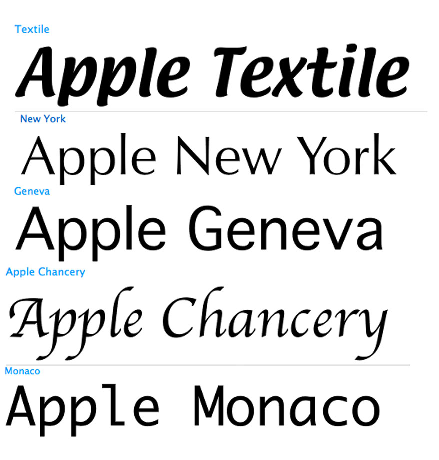 Microsoft Word Fonts For Mac